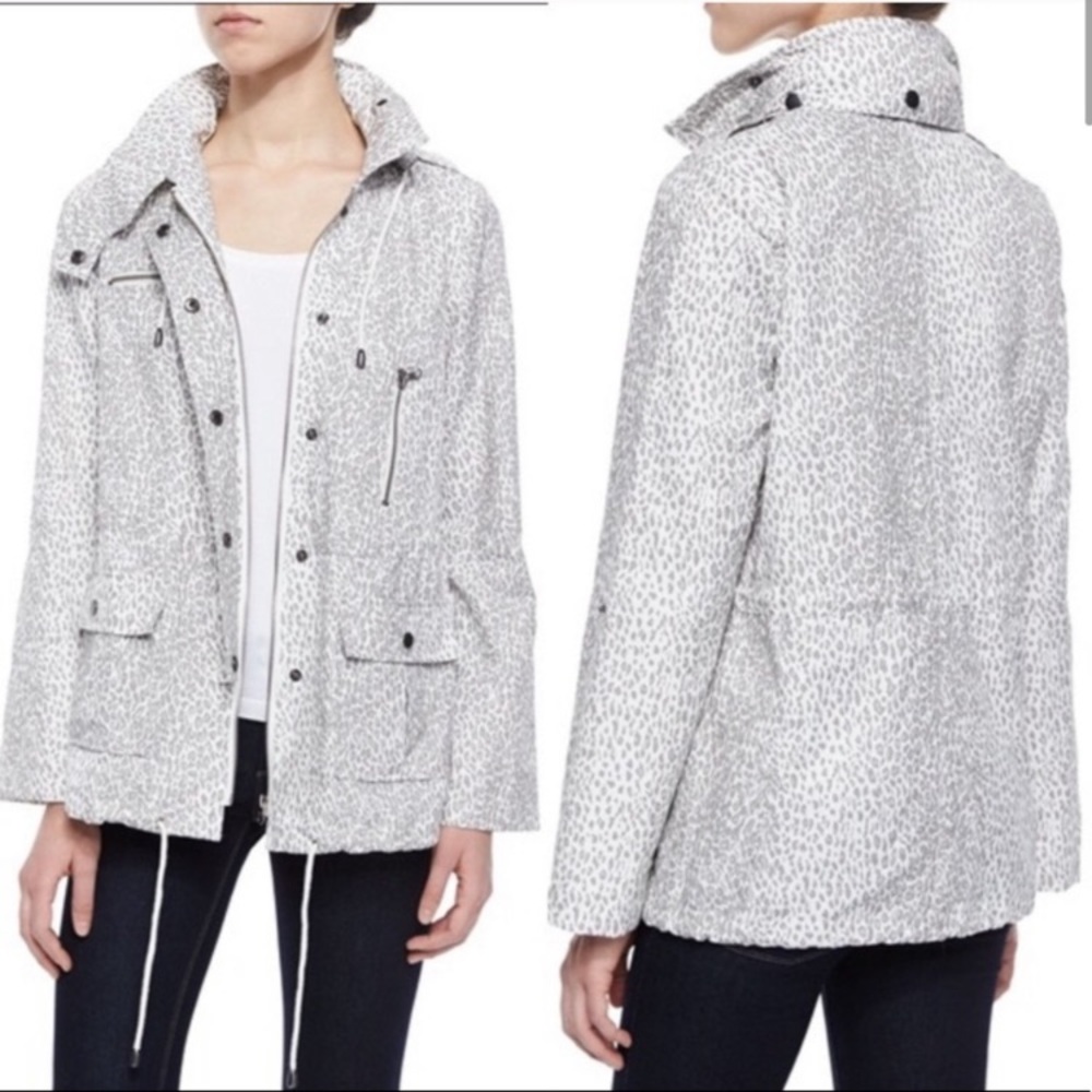 Joie Barker A’ Leopard Print Jacket Size S - image 1